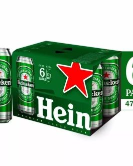PACK HEINECKEN LATA 473CC X 6