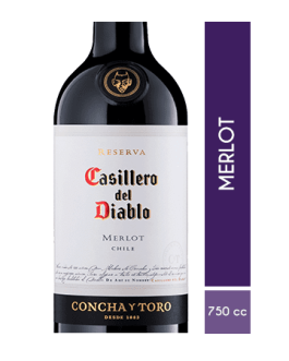 CASILLERO DEL DIABLO MERLOT 750CC