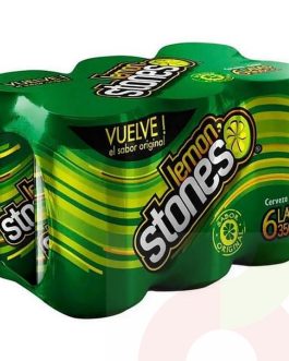 PACK LEMON STONE LATA 350CC X 6